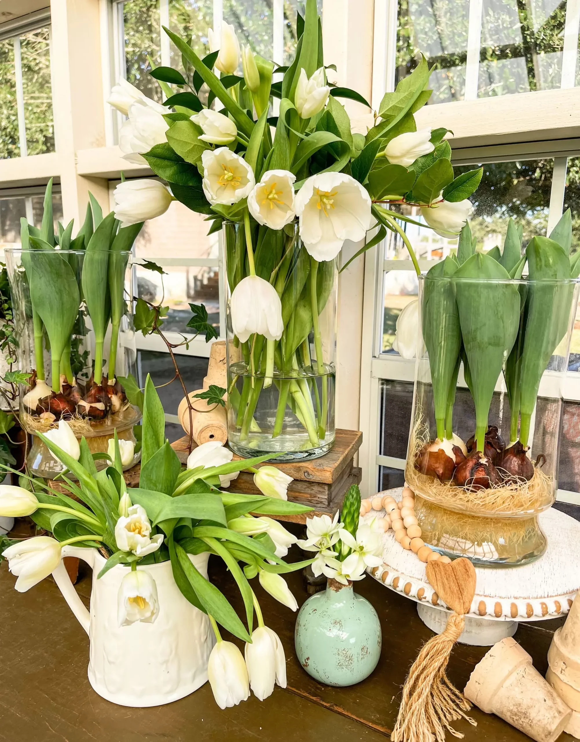 How to Create a Tulip Arrangement with a Farmhouse Look